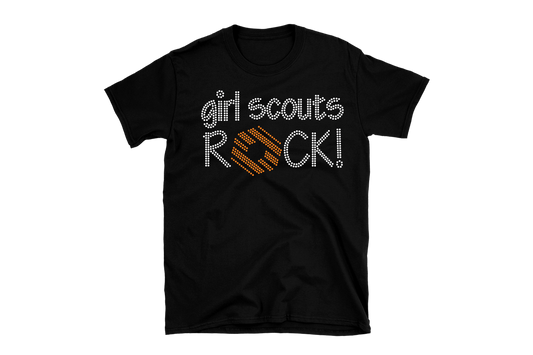 girl scouts Rock Rhinestone Shirt