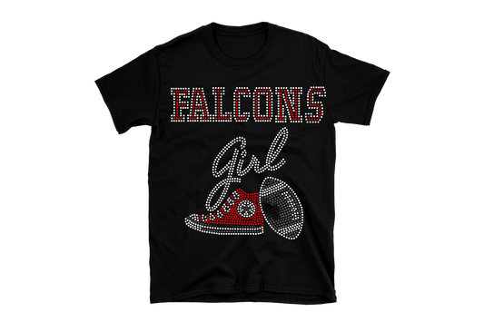 Falcon's Girl Rhinestone Shirt