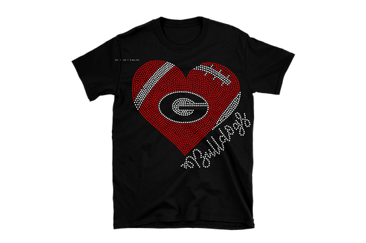 Georgia Bulldogs Rhinestone Shirt